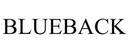 BLUEBACK trademark