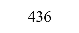 436 trademark