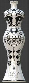 CALAVERA TEQUILA BLANCO 100% DE AGAVE 40% ALC/VOL 80(PROOF) trademark