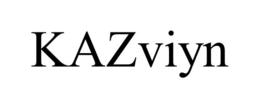 KAZVIYN trademark