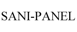 SANI-PANEL trademark