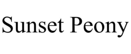 SUNSET PEONY trademark