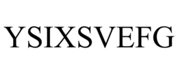 YSIXSVEFG trademark