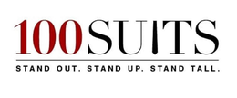 100 SUITS STAND OUT. STAND UP. STAND TALL. trademark