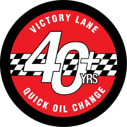40+ YRS VICTORY LANE QUICK OIL CHANGE trademark