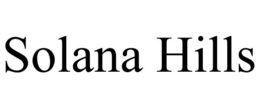 SOLANA HILLS trademark