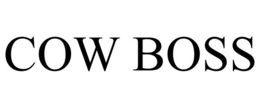 COW BOSS trademark