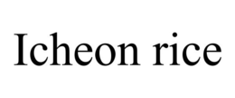 ICHEON RICE trademark