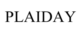 PLAIDAY trademark