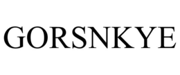 GORSNKYE trademark