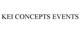 KEI CONCEPTS EVENTS trademark