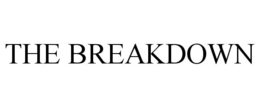 THE BREAKDOWN trademark