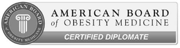 AMERICAN BOARD OF OBESITY MEDICINE CERTIFIED DIPLOMATE AMERICAN BOARD OF OBESITY MEDICINE trademark
