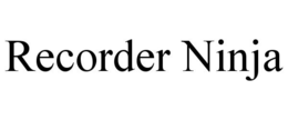 RECORDER NINJA trademark