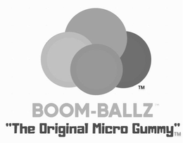 BOOM-BALLZ "THE ORIGINAL MICRO GUMMY" trademark