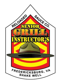 RELOADED SAUCE CO. FREDERICKSBURG, VA SHAKE WELL SENIOR GRILL INSTRUCTOR'S trademark