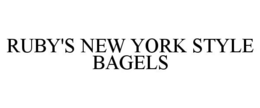 RUBY'S NEW YORK STYLE BAGELS trademark