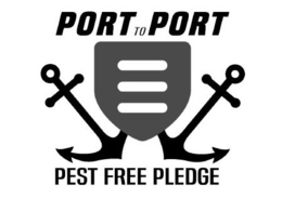 PORT TO PORT PEST FREE PLEDGE trademark