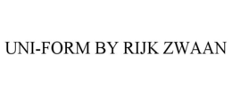 UNI-FORM BY RIJK ZWAAN trademark
