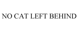 NO CAT LEFT BEHIND trademark