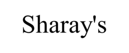 SHARAY'S trademark