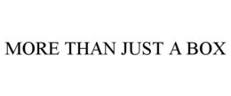 MORE THAN JUST A BOX trademark