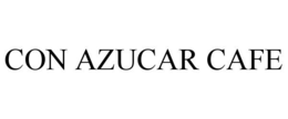 CON AZUCAR CAFE trademark