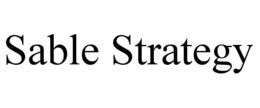 SABLE STRATEGY trademark