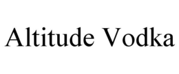 ALTITUDE VODKA trademark