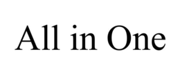 ALL IN ONE trademark