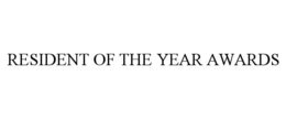 RESIDENT OF THE YEAR AWARDS trademark