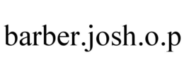 BARBER.JOSH.O.P trademark