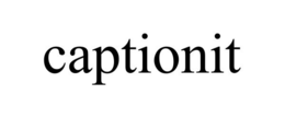 CAPTIONIT trademark