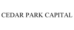 CEDAR PARK CAPITAL trademark