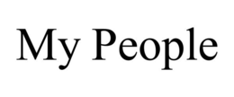 MY PEOPLE trademark
