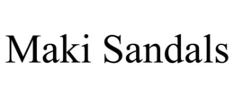 MAKI SANDALS trademark