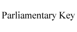 PARLIAMENTARY KEY trademark