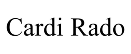 CARDI RADO trademark