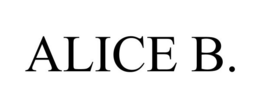 ALICE B. trademark