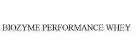 BIOZYME PERFORMANCE WHEY trademark