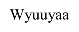 WYUUYAA trademark