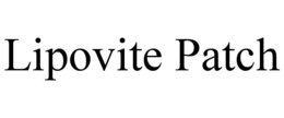 LIPOVITE PATCH trademark