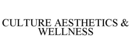 CULTURE AESTHETICS & WELLNESS trademark