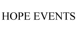 HOPE EVENTS trademark