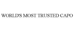 WORLD'S MOST TRUSTED CAPO trademark