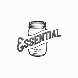 ESSENTIAL MASON CANDLES trademark