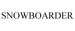 SNOWBOARDER trademark