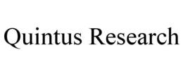 QUINTUS RESEARCH trademark