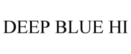 DEEP BLUE HI trademark