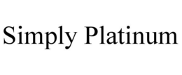SIMPLY PLATINUM trademark